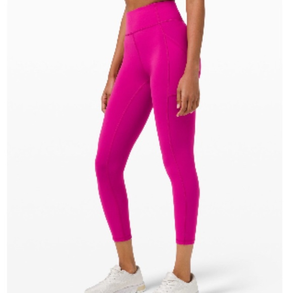 lululemon Invigorate High-Rise Tight 25” in Ripened Raspberry